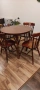Трапезна разтегателна маса с четири стола , снимка 2