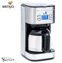 Кафе машина Senya SYBF-CM025, неръждаема стомана, 1,2 литра, неръждаема стомана