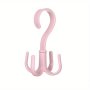 Въртяща се закачалка за дрехи розова, снимка 5