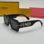 Слънчеви очила Fendi Bold Square Logo Edition нови, черно и бяло, снимка 3