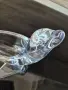 Колекционерска кристална фигура Тюлен "Cristal de Sèvres" – Франция, подпис , снимка 3