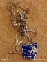 Винтидж сребърен емайлиран талисман на щата Охайо САЩ с сребърен синджир 37543, снимка 8