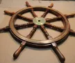 402 Корабен рул,щурвал с месингов ринг., снимка 4