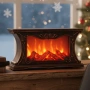 Декоративна LED камина с реалистичен ефект на пламък и жарава, снимка 6