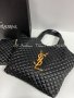 Луксозна Черна чанта /реплика YSL кодDS- PF202, снимка 3