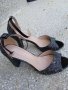 Елегантни сандали с брокат, снимка 1 - Сандали - 41551082