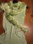 Ръчно плетен пуловер комплект със шал, снимка 4