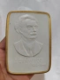 Рядък порцеланов плакет „Георги Димитров“ – Видински порцелан, снимка 1