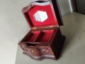 стара дървена кутия за бижута, снимка 5