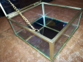 красива стъклена кутия с златен обков 1303240727, снимка 12