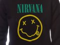 Нов детски суичър с трансферен печат на музикалната група Nirvana (Нирвана), снимка 3