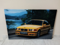Светеща картина с Led осветление - BMW e36 M3, снимка 1