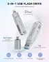 128GB USB Flash Drive за iPhone, 3 в 1 високоскоростна, снимка 2