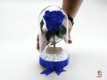 Оригинален Подарък за Жена / Синя Вечна Роза в Стъкленица / Естествена Роза Подарък за Имен Ден