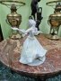 Уникат - превъзходна антикварна колекционерска румънска порцеланова фигура ARPO, снимка 7
