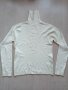Бяла поло блузка, M размер, снимка 1 - Блузи с дълъг ръкав и пуловери - 35744484