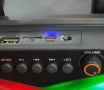 Преносима безжична тонколона с мощен звук и LED ефекти WSJAR E8131W, снимка 2