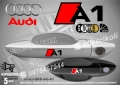 AUDI A3 стикери дръжки SKD-AU-A3, снимка 2