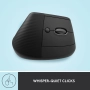 Logitech Lift безжична ергономична мишка, снимка 3