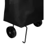 Пазарска чанта с колелца, Сгъваема количка за продукти, черна, снимка 2