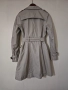 Нов дамски есенен шлифер тренчкот сиво бежов XS размер, снимка 2