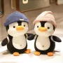 Плюшен Пингвин с Шапка и раничка Kawaii, 25см , снимка 2