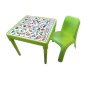 Комплект детска маса с Българската азбука и столче, снимка 1 - Играчки за стая - 34548917