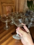 Ретро чаши за шампанско/коктейли тип Купа (Coupe) с гравировка и звезда (8 бр.) колекция комплект Ко, снимка 3