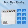 3.1A 5-портов USB зарядно PD адаптер за зареждане за Xiaomi iPhone 13  за мобилен телефо, снимка 4