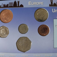 Комплектен сет - Великобритания 2008 , 6 монети , снимка 2 - Нумизматика и бонистика - 44536194