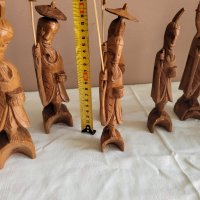 дървени статуетки на рибари, снимка 6 - Статуетки - 42027916