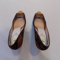 обувки fendi токчета оригинални официални елегантни дамски 38 1/2, снимка 5 - Дамски обувки на ток - 44424307