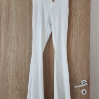 Бял панталон чарлстон, снимка 2 - Панталони - 41116911
