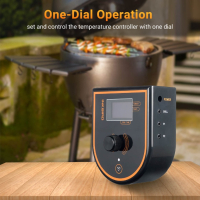 Inkbird Смарт WiFi Bluetooth BBQ температурен контролер с вентилатор за барбекюта ISC-007BW, снимка 2 - Барбекюта - 44655300