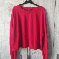Червена блузка, снимка 5 - Блузи с дълъг ръкав и пуловери - 40399335