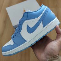 Нови Оригинални Обувки Размер 40 Номер Nike UNC Blue Сини Бели Маратонки унисекс , снимка 5 - Маратонки - 40312802