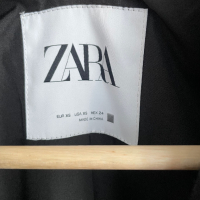 Зимно палто Zara, Xs, черен, снимка 2 - Палта, манта - 44821778