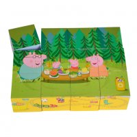 Peppa Pig Дървени кубчета 109265708, снимка 6 - Игри и пъзели - 35999476