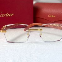 Cartier висок клас слънчеви очила Мъжки Дамски слънчеви с дървени дръжки, снимка 9 - Слънчеви и диоптрични очила - 41949038