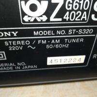 SONY ST-S320 TUNER MADE IN JAPAN 2806231921LNV, снимка 7 - Ресийвъри, усилватели, смесителни пултове - 41386539