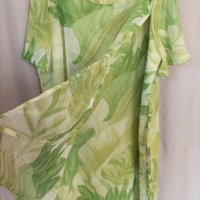  52 Разкошна зелена рокля за едра дама , снимка 3 - Рокли - 41015530