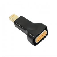 Преходник Адаптер от Mini DP към VGA VCom SS001174 Adapter Mini DP to VGA M/F, снимка 1 - Кабели и адаптери - 33988557