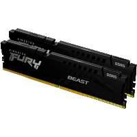 RAM Памет за настолен компютър Kingston 64GB 6000MT/s DDR5 CL40 DIMM FURY Beast Black XMP SS30756, снимка 1 - Друга електроника - 41080516