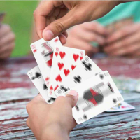 Весели размазани карти за игра, снимка 5 - Карти за игра - 44602554