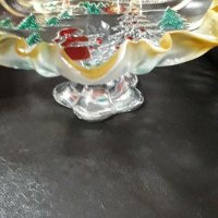 Кристална  коледна купа, снимка 9 - Аксесоари за кухня - 39116409
