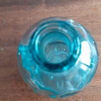 Стъклено мини шише РЕТРО с БДС  номер на дъното, снимка 2 - Чаши - 42010925