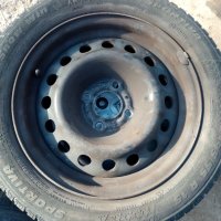 Зимни гуми с алуминиеви джанти за ПЕЖО СИТРОЕН ФОРД15 ц. 4*108, снимка 1 - Гуми и джанти - 44222835