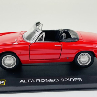 Метални колички: Alfa Romeo Spider, снимка 2 - Колекции - 44840414