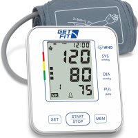 Get FitМедицински апарат за измерване на кръвно налягане на горната част на ръката,LCD дисплей, снимка 1 - Други - 40449478