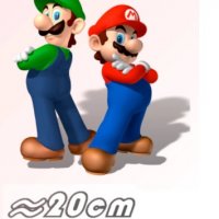 Супер Марио и Луиджи Super Mario голяма термо щампа апликация картинка за дреха лепенка, снимка 1 - Други - 35829223